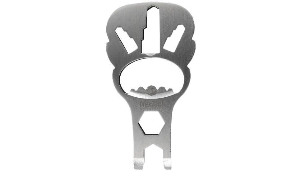 NexTool Monster Mouth Pocket Multi-tool w/Carabiner, Chrome KT5010B