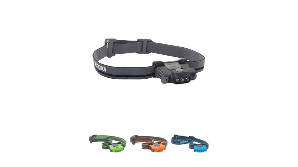 Nextorch Eco Star Headlamp, Black, Blue, Orange, White