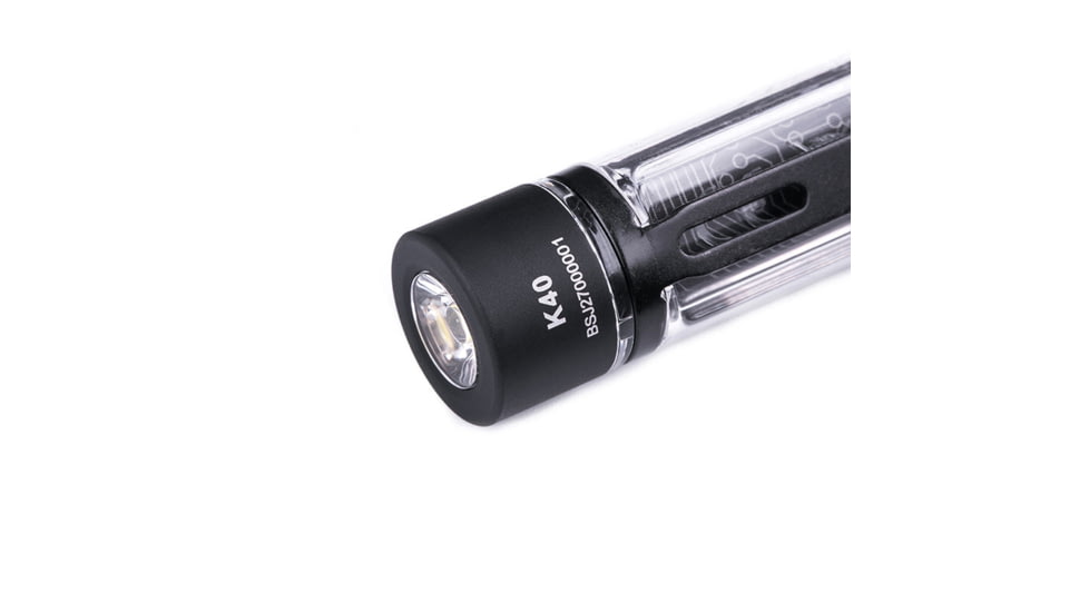 Nextorch K40 LED Keychain Light, Lithium Ion, White, 300 Lumen, Black, PS520122
