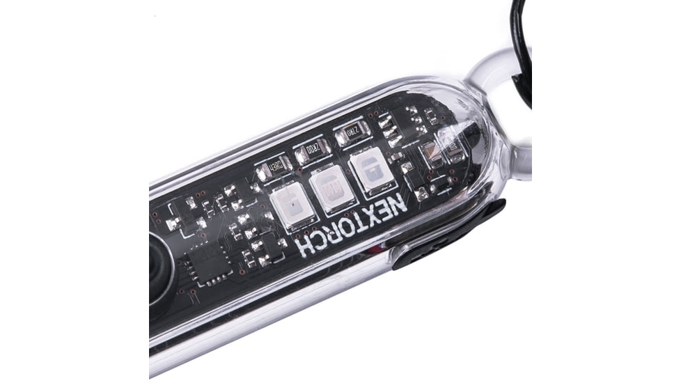 Nextorch K40 LED Keychain Light, Lithium Ion, White, 300 Lumen, Black, PS520122