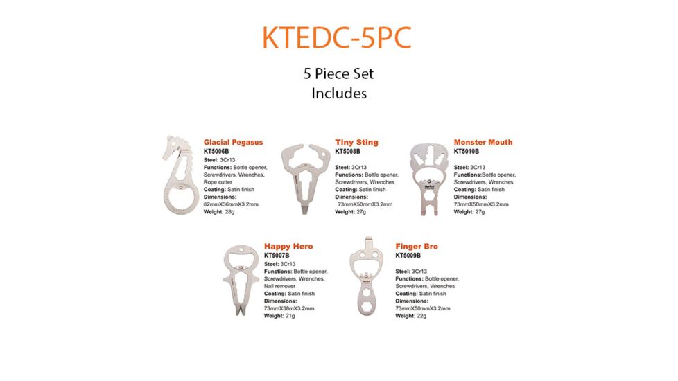 Nextorch Nextool Every Day Carry Pocket Tool Set 5 Piece 9005490