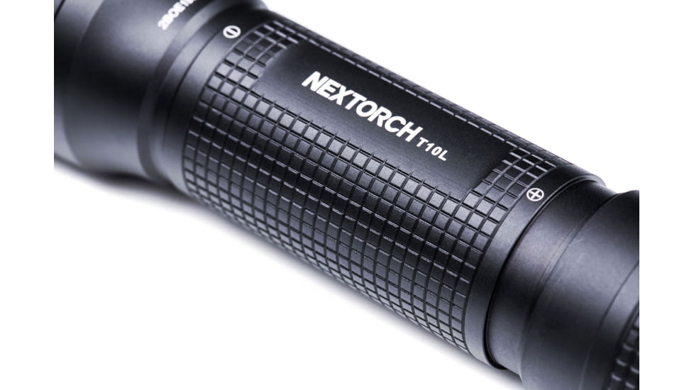 Nextorch T10L Super Long Distance LEP Flashlight, 800lm, 1,600m Throw, Black, T10L