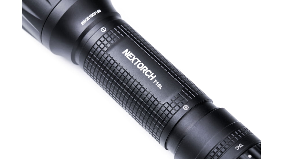 Nextorch T10L Super Long Distance LEP Flashlight, 800lm, 1,600m Throw, Black, T10L