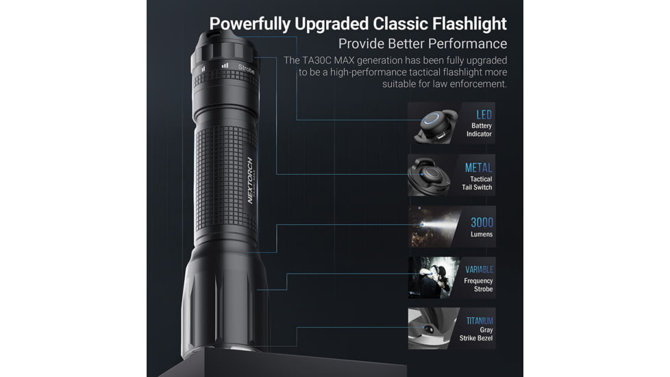 Nextorch TA30C Max Tactical Flashlight