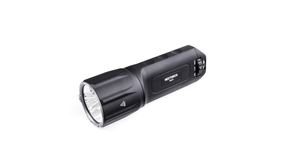 Nextorch TA31 Ultra-Bright Tactical Flashlight, 10,000 lm, Black, PS520147