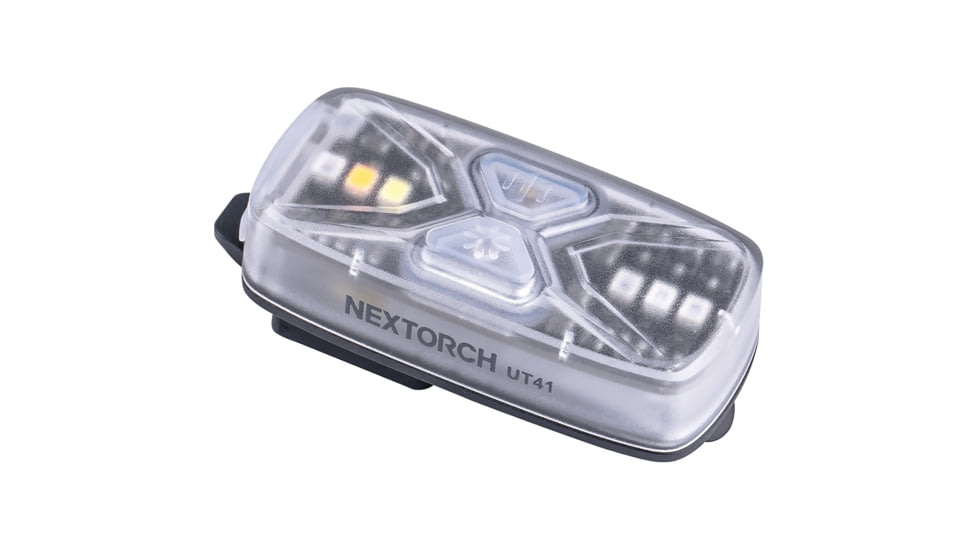 Nextorch UT41 LED Signal Light, Lithium Ion, White/ Red/Blue, 20 Lumens, Black, PS520109