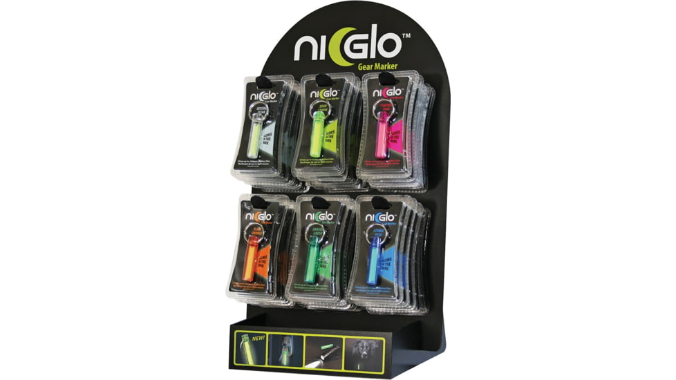 Ni-Glo Point Of Sale Display Promo, Measures 16in High X 9 3/4in Wide X 6 1/2in Deep When Assembled, Free With Purchase Of 144 Pieces Of Ni-Glo Items, 91520