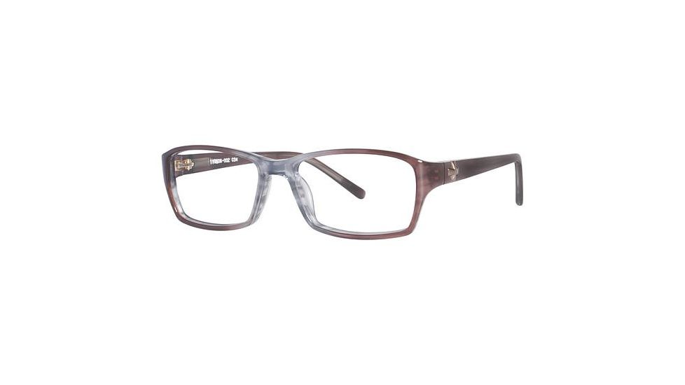 Nicole Miller Carmine Eyeglass Frames - Frame Brown/Light Blue Gradient, Size 53/16mm NMCARMINE02