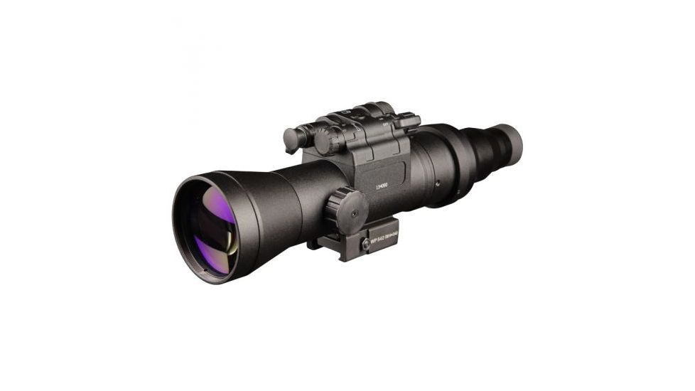 Night Optics Krystal 950 Gen 4G Clip-on Night Vision Sight, B/W Gated, Manual Gain, Filmless, Black NS-9504GBM