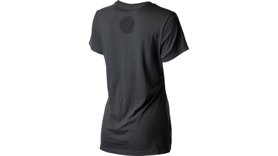 NightForce Womens T-Shirt, NF Flag Logo, Heather Grey, Medium, A537-M