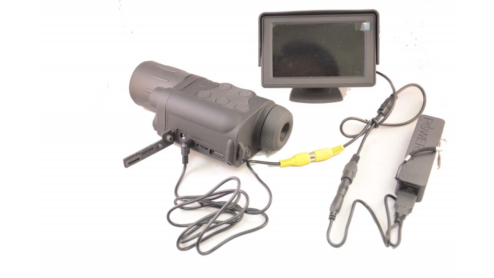 NightStar 4X42F Digital Night Vision Monocular, w/ camera and recorder, Black, NS41442FVR