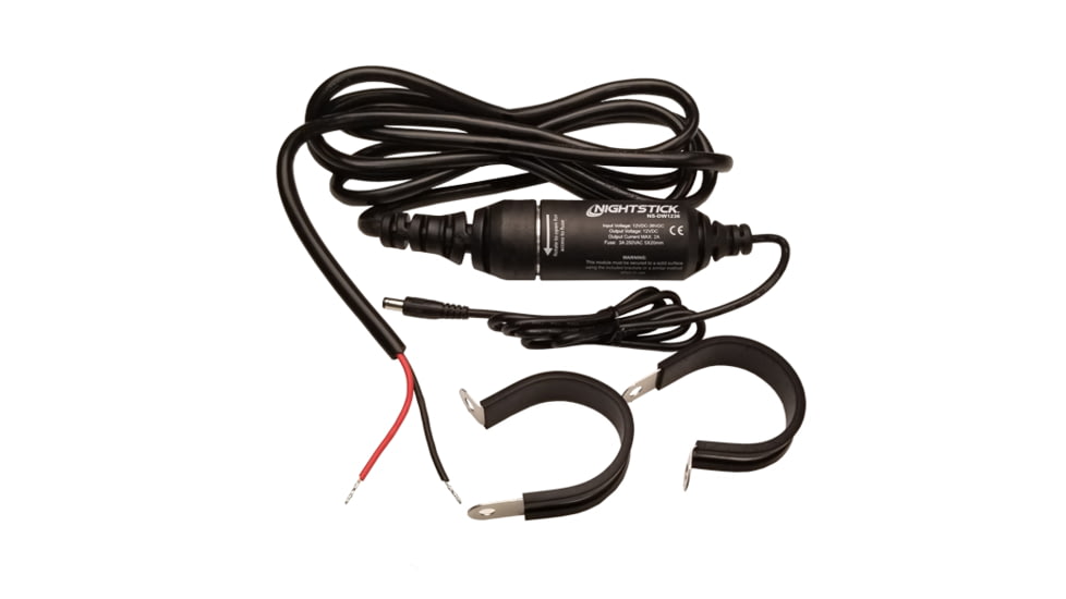 Nightstick 12V - 36V Direct Wire Kit, Black, NS-DW1236