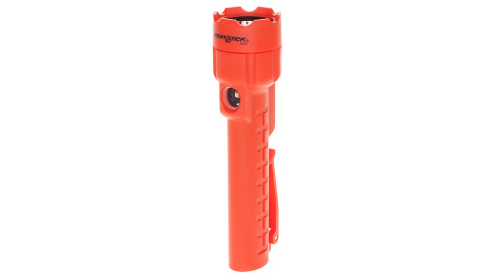 Nightstick Dual-Light 3AA Flashlight w/Dual Magnets,235 Lumens,Red NSP-2422R