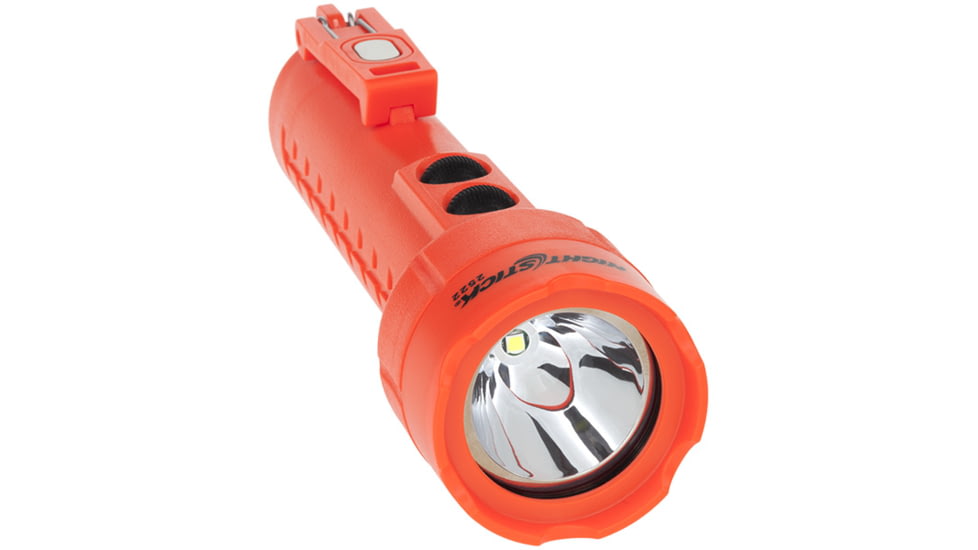 Nightstick Dual-Light Flashlight w/Dual Magnets,Rechargeable,350 Lumens,Red NSR-2522RM
