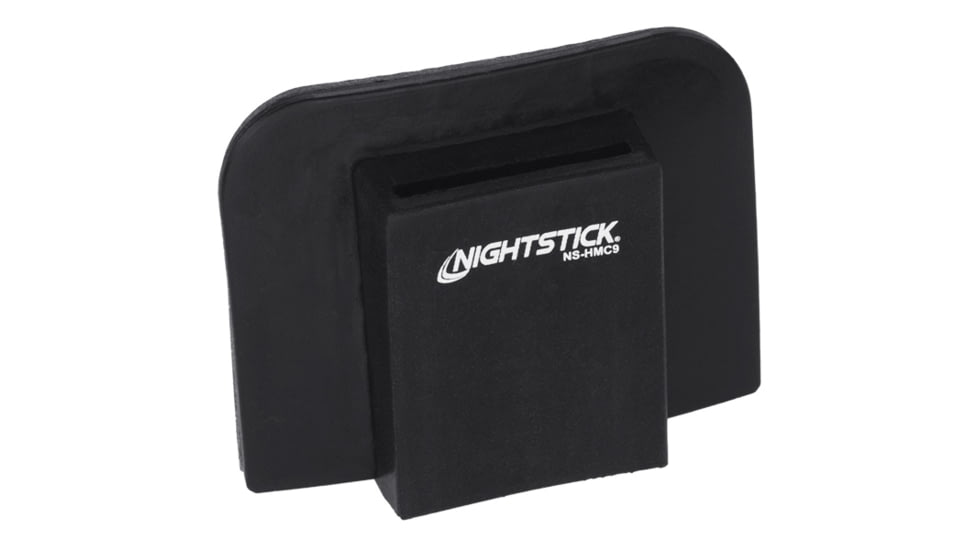Nightstick Heavy-Duty Rubber Hard Hat Mount, Black, NS-HMC9