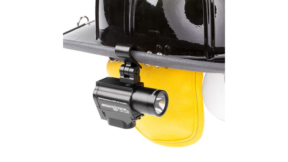 Nightstick Helmet Mounted Multi-Function LED Dual-Light Flashlight,220 Lumens,Black NSP-4650B