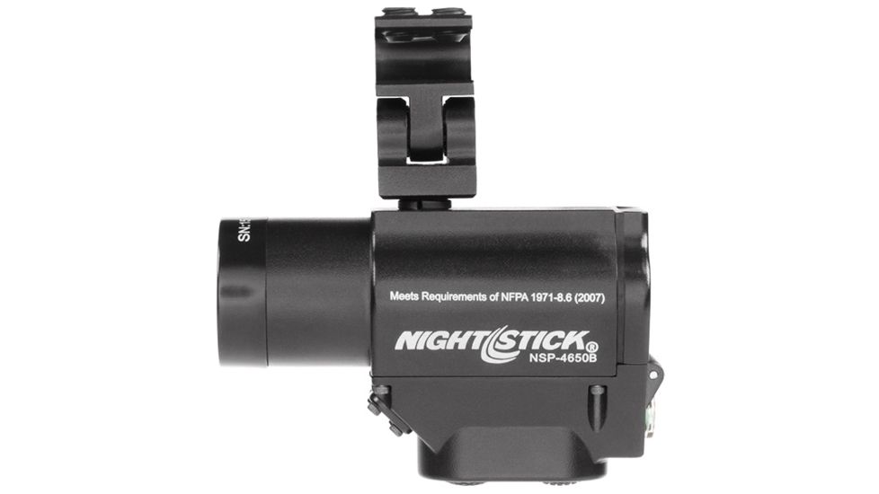 Nightstick Helmet Mounted Multi-Function LED Dual-Light Flashlight,220 Lumens,Black NSP-4650B