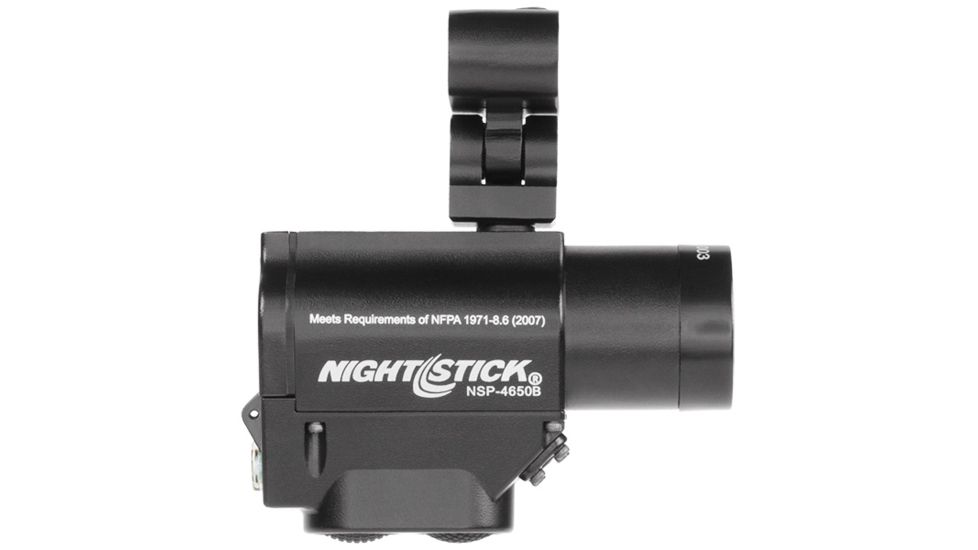 Nightstick Helmet Mounted Multi-Function LED Dual-Light Flashlight,220 Lumens,Black NSP-4650B