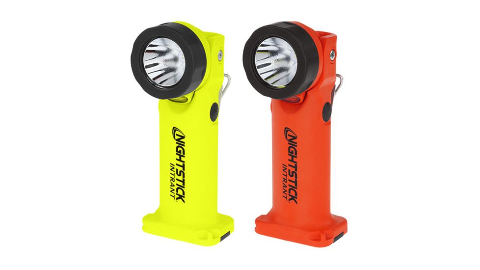 Nightstick Intrant Intrinsically Safe Dual-Light Angle Light, 3xAA, Yellow, XPP-5566GX