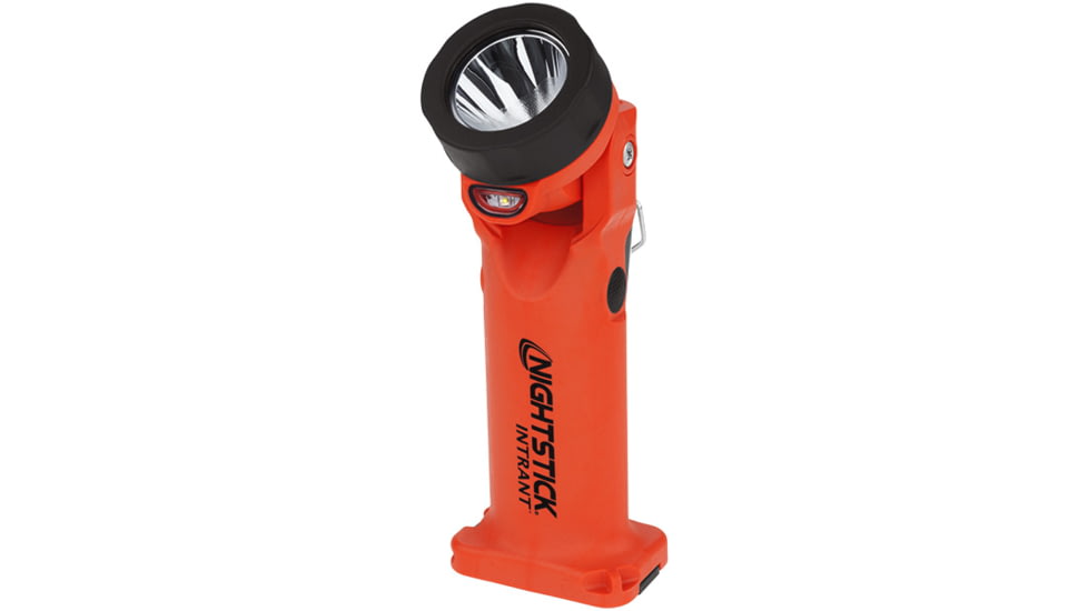 Nightstick INTRANT Intrinsically Safe Permissible Dual-Light Angle Light Rechargeable Light &amp; Battery Only, Red, XPR-5568RXLB