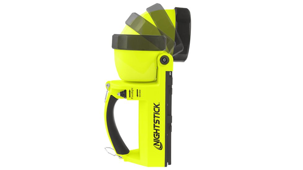 Nightstick Intrisically Safe Xtreme Lumens Rechargeable X-Series Dual-Light Lantern Light w/ Articulating Head, Green, XPR-5586GX