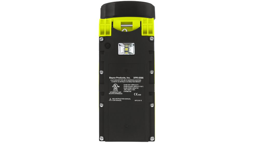 Nightstick Intrisically Safe Xtreme Lumens Rechargeable X-Series Dual-Light Lantern Light w/ Articulating Head, Green, XPR-5586GX