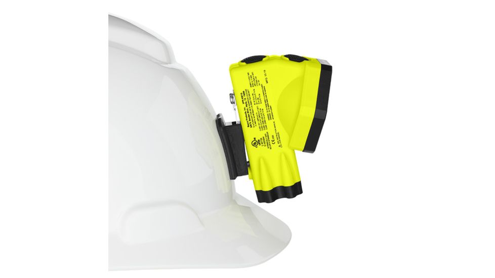 Nightstick IS Rechargeable Multi-Function No-Band Headlamp w/ Heavy-Duty Rubber Hard Hat Mount, Green, XPR-5561GC