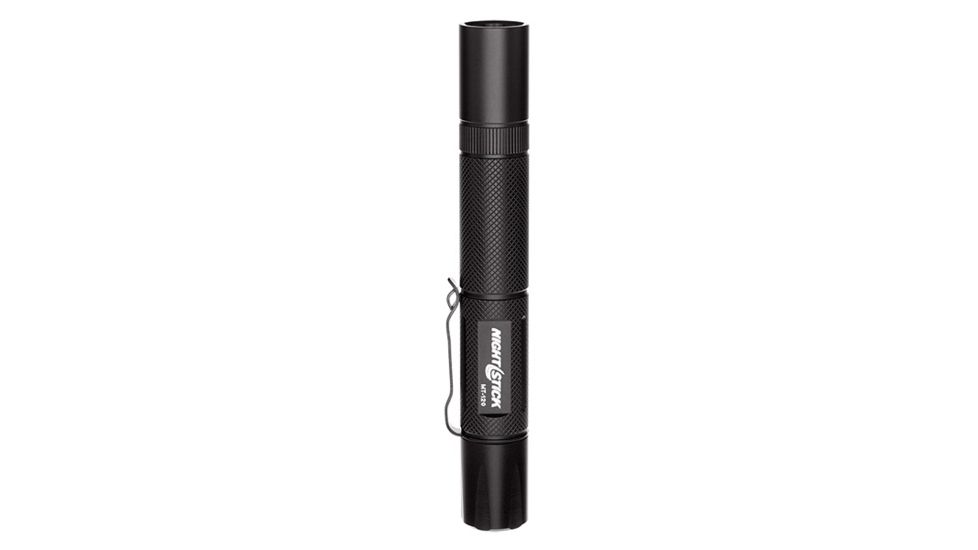 Nightstick Mini-TAC Aluminum 2 AA LED Flashlight,140 Lumens,Black MT-120