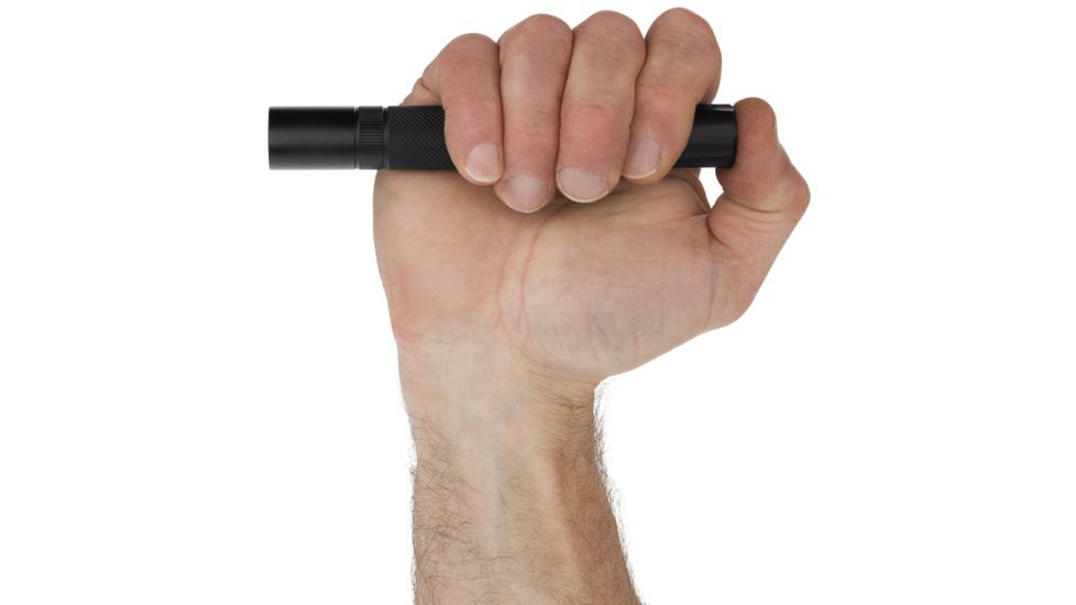 Nightstick Mini-TAC Aluminum 2 AA LED Flashlight,140 Lumens,Black MT-120