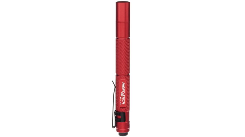 Nightstick Mini-TAC Aluminum 2 AAA LED Flashlight,100 Lumens,Red MT-100R