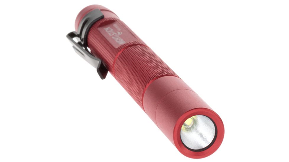 Nightstick Mini-TAC Aluminum 2 AAA LED Flashlight,100 Lumens,Red MT-100R