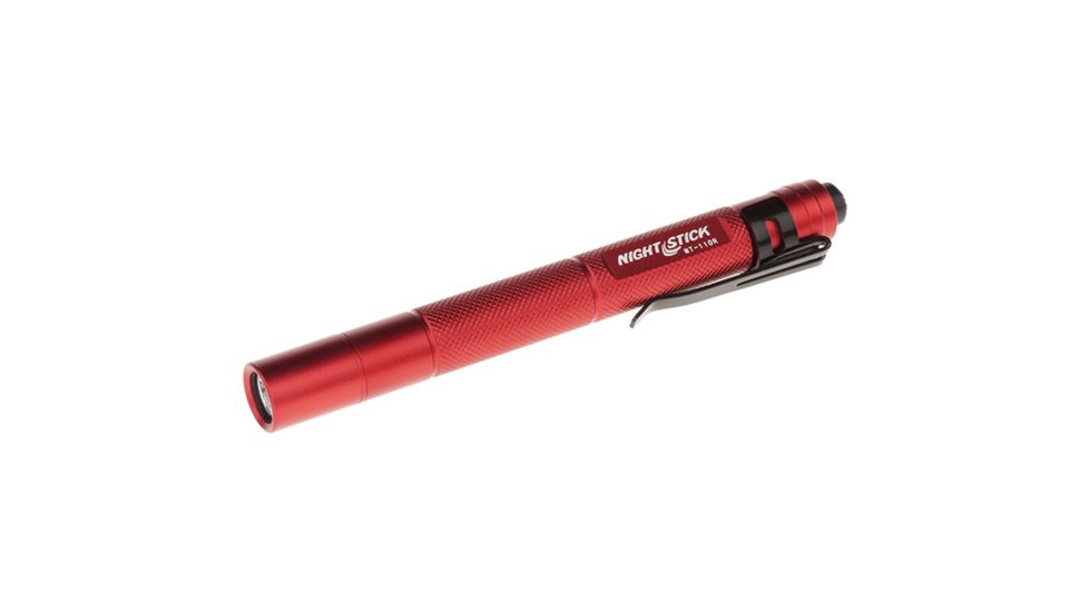 Nightstick Mini-TAC Aluminum 2 AAA LED Flashlight,100 Lumens,Red MT-100R