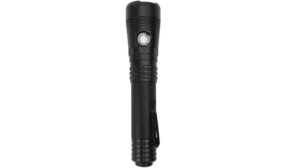 Nightstick Turbo High Candela USB Tactical Flashlight, Rechargeable, 1100 Lumen, 3 Hour Run Time, Matte Finish, Black