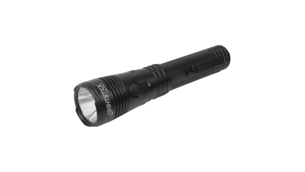 Nightstick Turbo High Candela USB Tactical Flashlight, Rechargeable, 1100 Lumen, 3 Hour Run Time, Matte Finish, Black