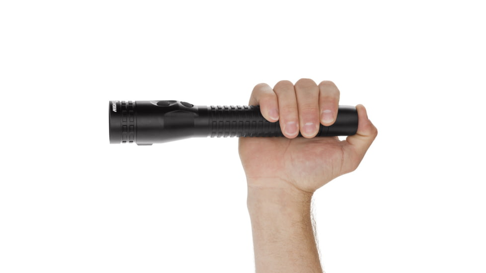 Nightstick Xtreme Lumens Duty Size Dual-Light Rechargeable 650 Lumen Metal LED Flashlight, AC Charger, DC Charger, Battery, Black NSR-9944XL