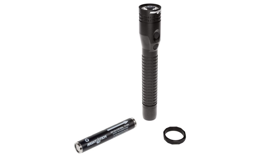 Nightstick Xtreme Lumens Duty Size Dual-Light Rechargeable 650 Lumen Metal LED Flashlight, Battery Only, Black NSR-9944XLLB