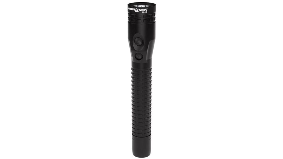 Nightstick Xtreme Lumens Duty Size Dual-Light Rechargeable 650 Lumen Metal LED Flashlight w/Tail Cap Magnet, AC Charger, DC Charger, Battery, Black NSR-9940XL