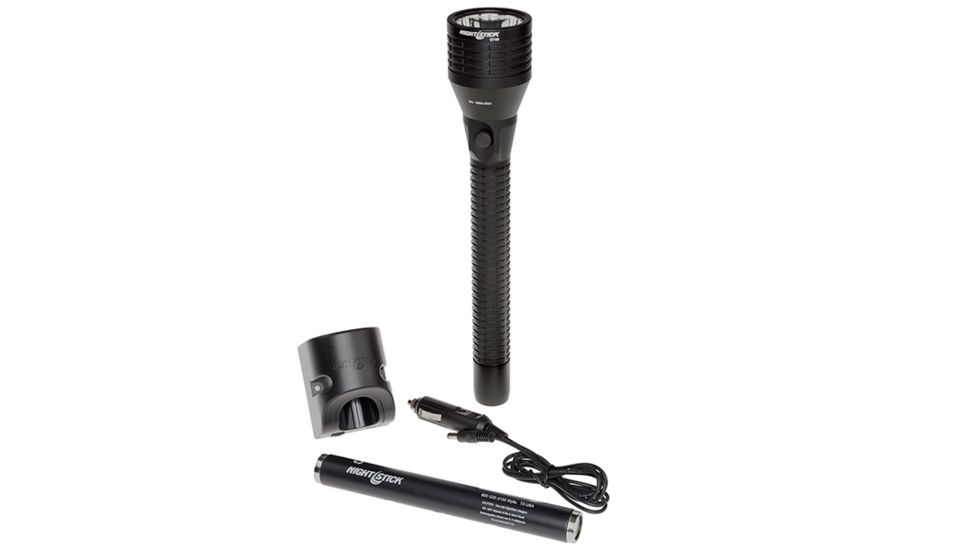 Nightstick Xtreme Lumens Full Size Multi-Function LED Metal Flashlight,Rechargeable,No AC Power Supply,650 Lumens,Black NSR-9746XLDC