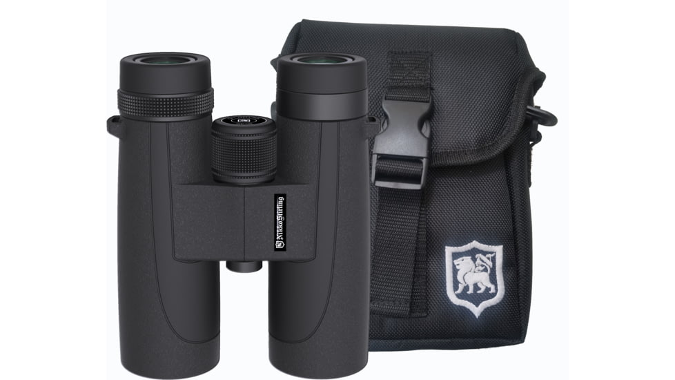 Nikko Stirling METOR HDMETOR HD 8x42mm, Roof Prism, BAK4 Binoculars, Matte Black, NSNB842