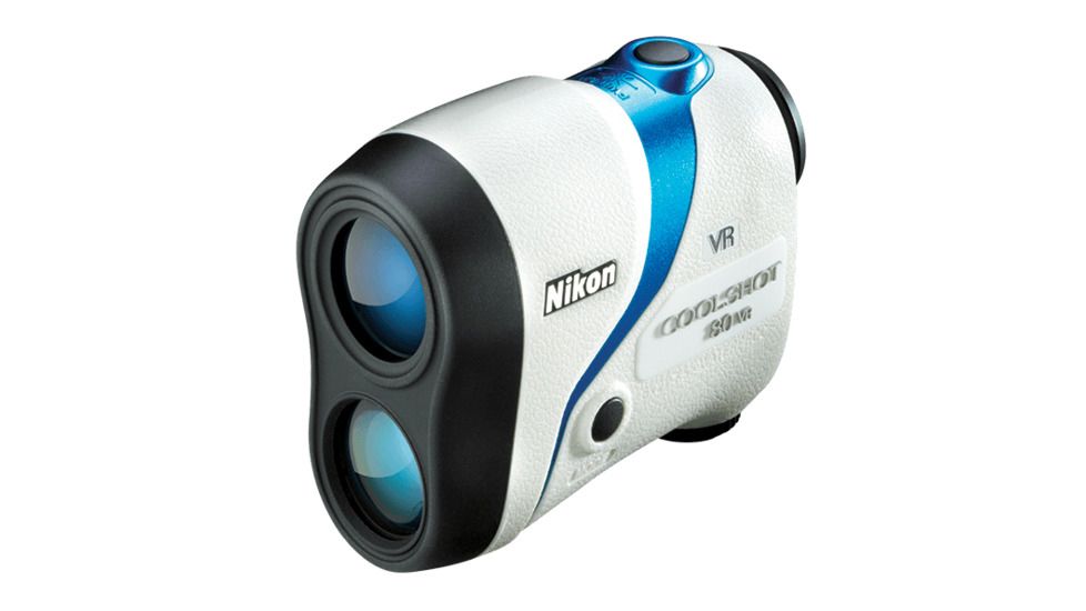 Nikon Coolshot 80 Vibration Reduction Range Finder, White,Blue, 16206