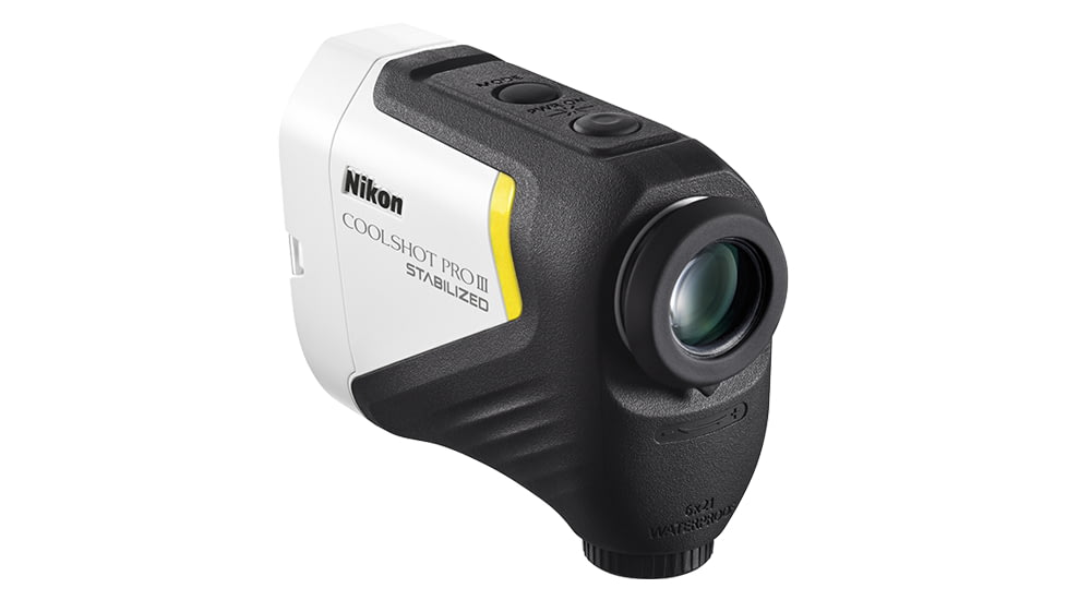 Nikon Coolshot ProIII Stabilized 6x21mm Golf Rangefinder, White, 16788