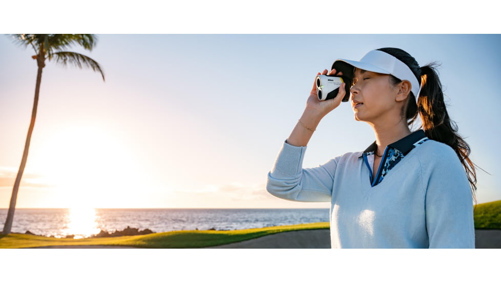 Nikon Coolshot ProIII Stabilized 6x21mm Golf Rangefinder, White, 16788