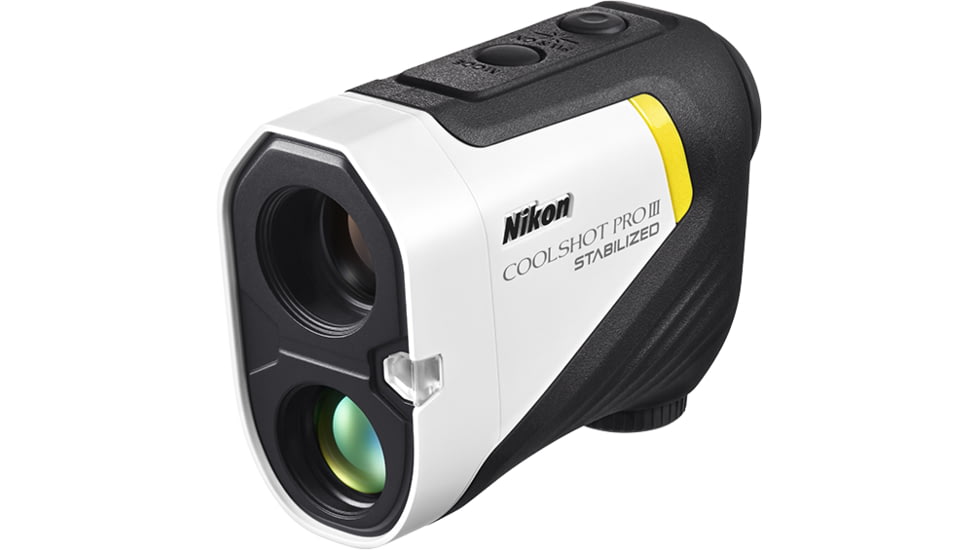 Nikon Coolshot ProIII Stabilized 6x21mm Golf Rangefinder, White, 16788