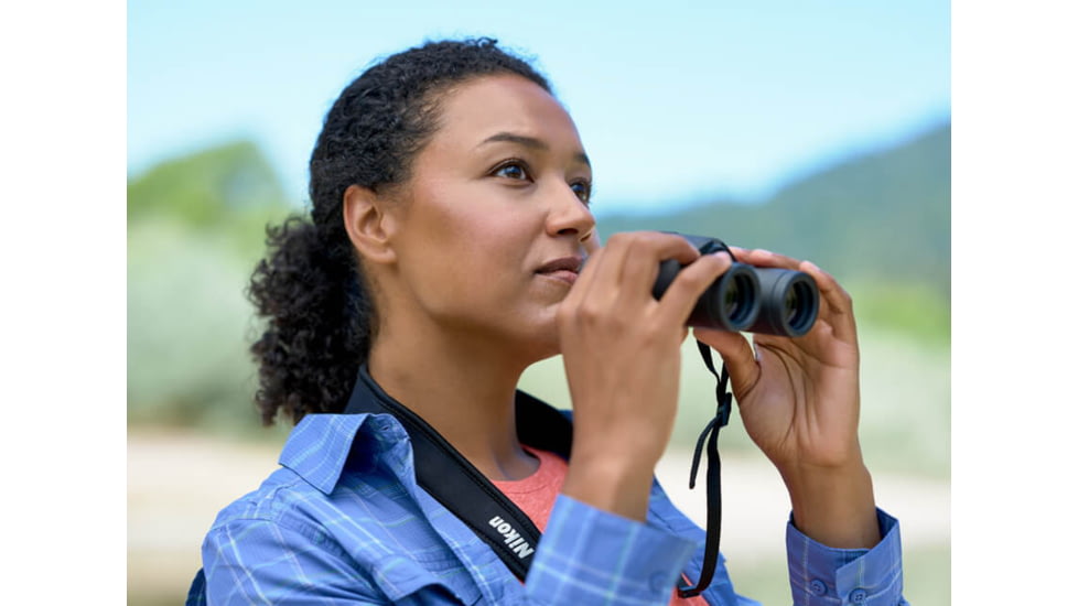 Nikon M7 8 x 30 Roof Prism Binoculars, Black, 16763