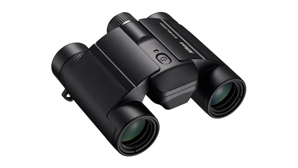 Nikon STABILIZED 12x25mm S Roof Prism Binoculars, Black, 16783