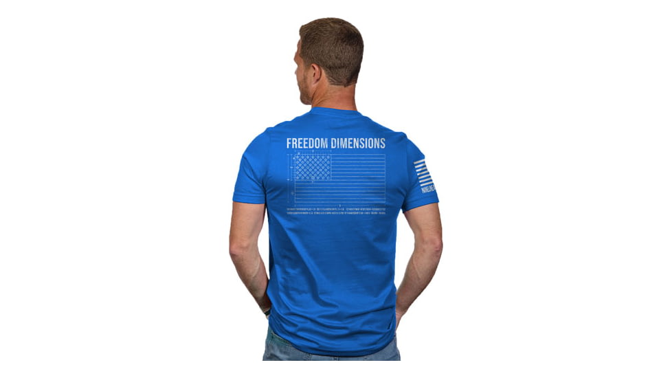 Nine Line Apparel Freedom Dims Men's T-shirt Royal Small