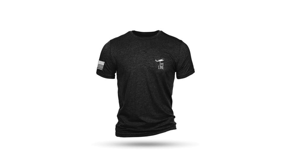 Nine Line Apparel Nine Line America Short Sleeve Shirt Black Triblend 3XL, AMERICA-TSTRI-CHARCOALBLACKTRIBLEND-3XL