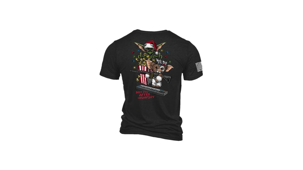 Nine Line Apparel Nine Line Belt Fed Triblend Short Sleeve Shirt Black 3XL, BELTFED-TSTRI-CHARCOALBLACKTRIBLEND-3XL