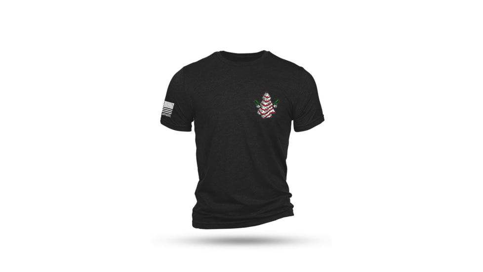 Nine Line Apparel Nine Line Cake Tree Triblend Short Sleeve Shirt Black XL, CAKETREE-TSTRI-CHARCOALBLACKTRIBLEND-XL