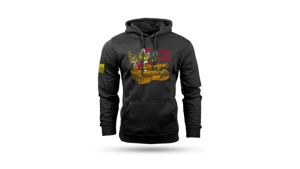 Nine Line Apparel Nine Line Grinch Hooded Sweatshirt Black 3XL, GRINCH-DT6100-BLACK-3XL